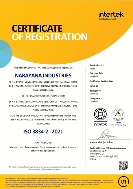 ISO 3834-2:2021